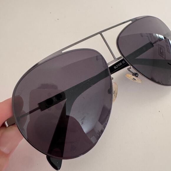 Balmain Black Aviator Sunglasses BL2103B main image 10